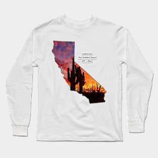 California USA Long Sleeve T-Shirt